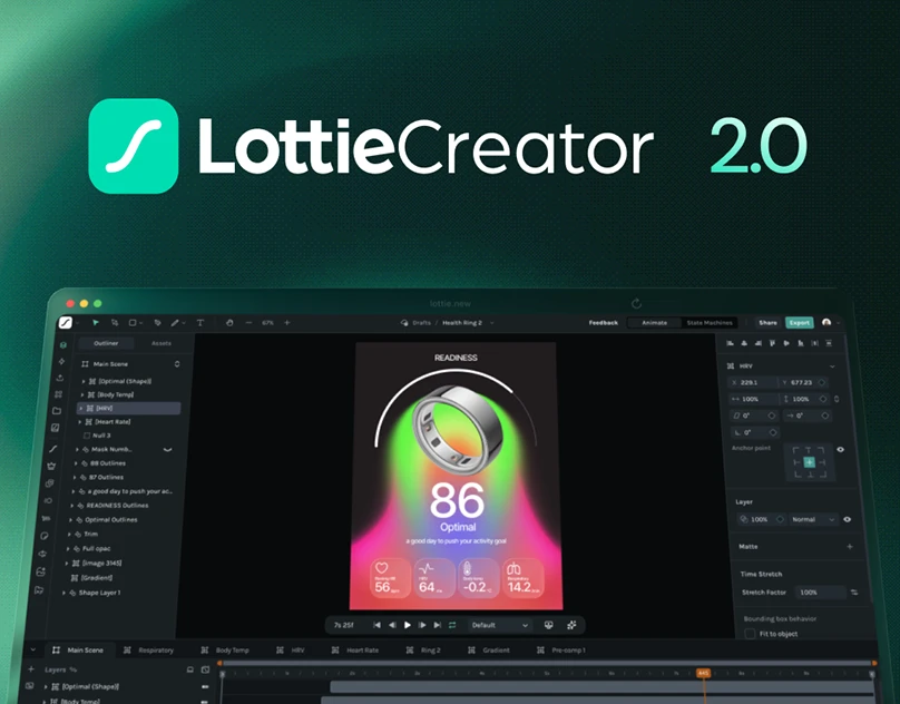 Lottie Creator 2.0 Promo Video (SaaS) cover