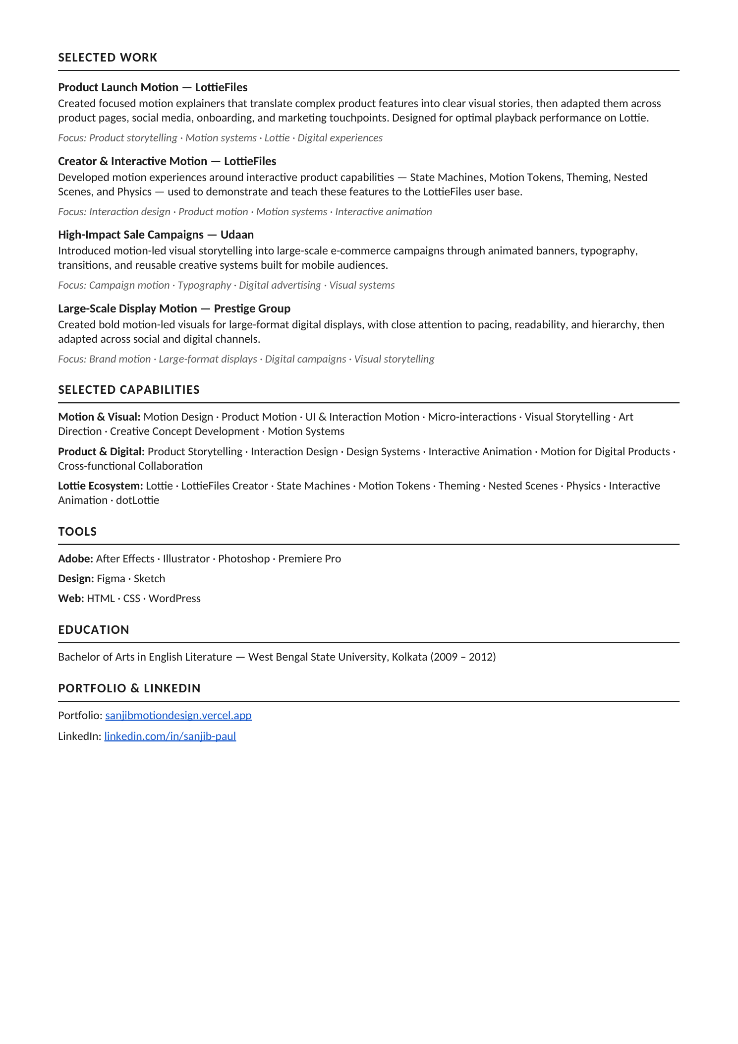 Resume, page 2 of 2